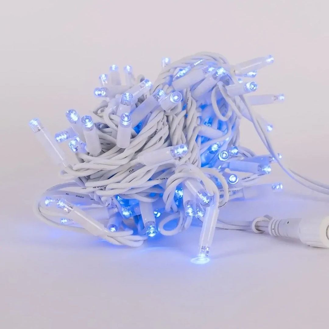 ACK AS90-00106 10 Metre Eklenebilir Dış Mekan LED Süsleme Işığı - Mavi Işık