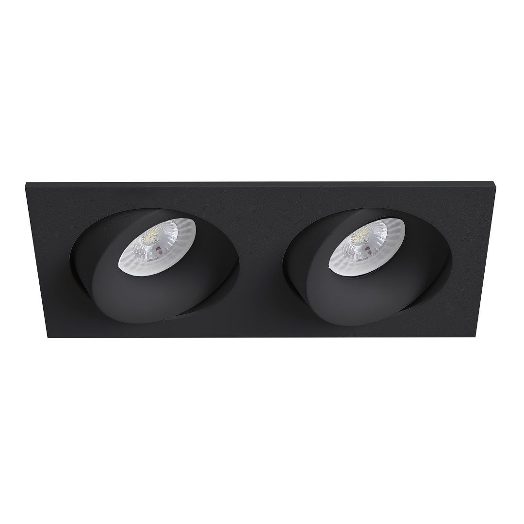 MOLLED MOL6109 Siyah Sıva Altı İkili Spot Kasası (Metal)