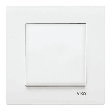 VİKO Karre/Meridian 90967001 Anahtar (Düğme+ Mekanizma) [Beyaz]