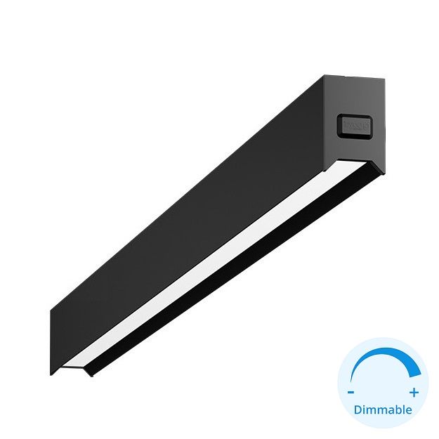 GOYA GY 8035-180 Siyah/Beyaz Kasa 75 Watt 180 cm Sıva Üstü DİMLİ Lineer Armatür