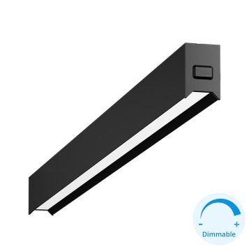 GOYA GY 8035-180 Siyah/Beyaz Kasa 75 Watt 180 cm Sıva Üstü DİMLİ Lineer Armatür