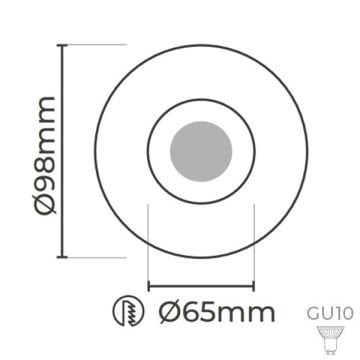 MOLLED MOL4007 Eskitme Dekoratif Spot Kasası