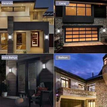 ACK AG60-04851 Hareket Sensörlü Solar Aplik - Gün Işığı (3000K)