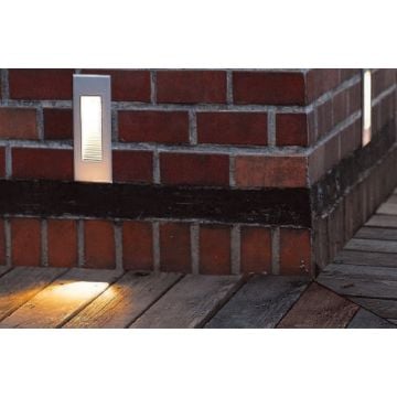 EGGE EG-9320 3 Watt Antrasit Sıva Altı Dış Mekan LED Merdiven Armatürü - Gün Işığı (3000K)