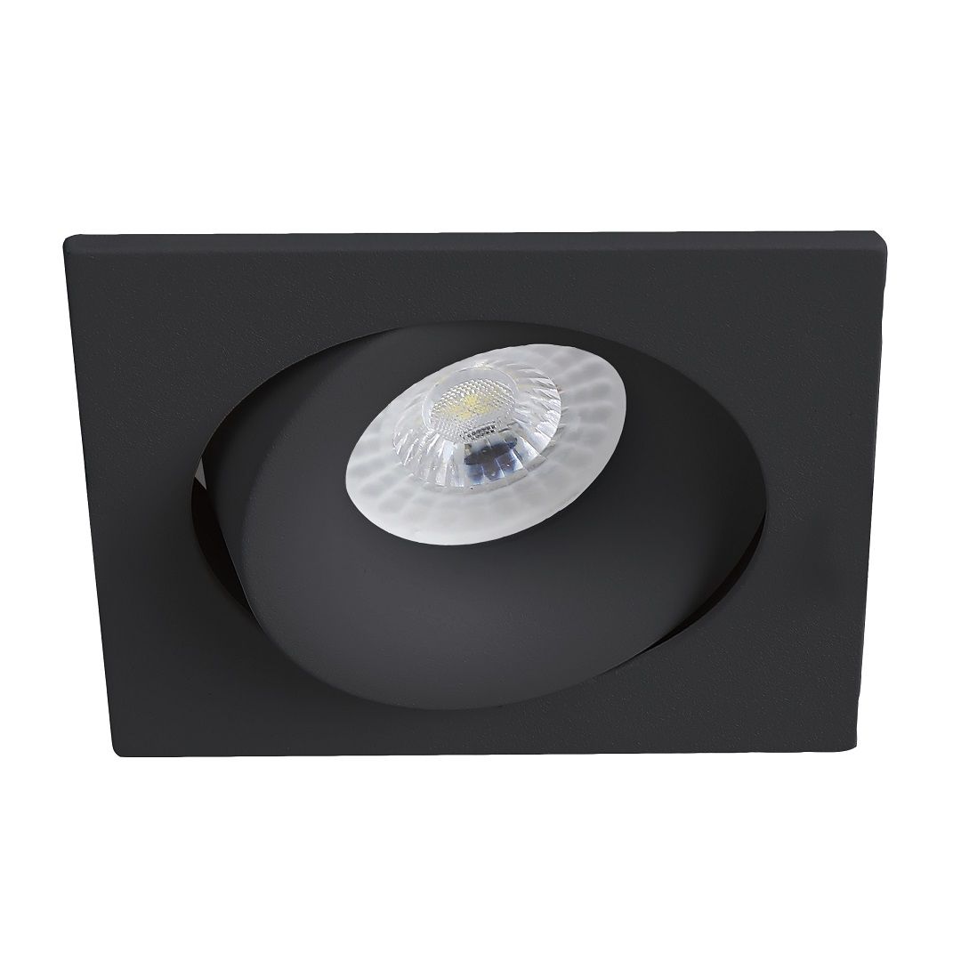 MOLLED MOL6107 Siyah Sıva Altı Kare Spot Kasası (Metal)