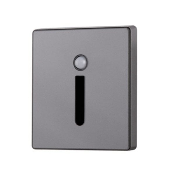 inoled 6104-01 1 Watt Sensörlü Antrasit Kare LED Merdiven Armatürü - Beyaz Işık (6500K)