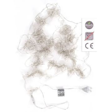 ACK AS90-00503 200x200 cm İç Mekan LED Perde - Beyaz Işık (6500K)