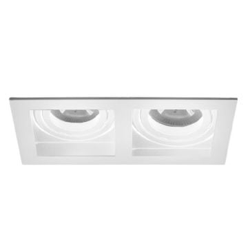 MOLLED MOL1682BB Sıva Altı Beyaz İkili Spot Kasası (Metal)