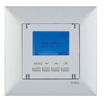 VİKO Novella/Trenda 92605018 Termostat (Zemin Altı - Sensörlü) [Gümüş]