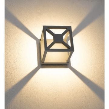 EGGE EG-9015 12 Watt Antrasit Set Üstü LED Aplik - Gün Işığı (3000K)