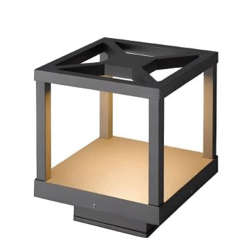 EGGE EG-9015 12 Watt Antrasit Set Üstü LED Aplik - Gün Işığı (3000K)