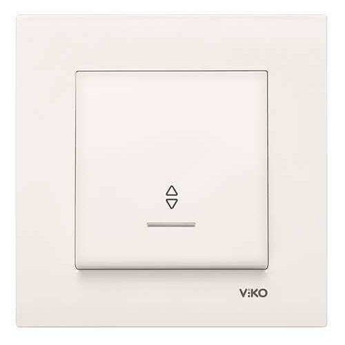 VİKO Novella/Trenda 92605863 Işıklı Vavien Düğmesi [Krem]