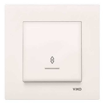 VİKO Novella/Trenda 92605863 Işıklı Vavien Düğmesi [Krem]