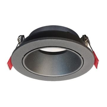 MOLLED MOL4142 Antrasit Sıva Altı Yuvarlak Spot Kasası (Metal)