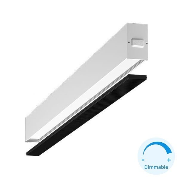 GOYA GY 8055-180 Beyaz Kasa 75 Watt 180 cm Kamaşma Önleyicili Sıva Üstü DİMLİ Lineer Armatür