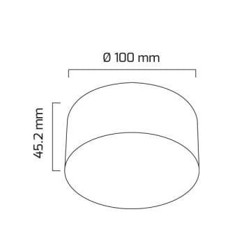 GOYA GY 8074 Ayarlanabilir Açılı Siyah/Beyaz Enerji Girişi (Eklenebilir Lineer Armatür İçin)
