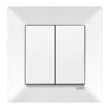 VİKO Karre/Meridian 90967002 Komütatör (Düğme+ Mekanizma) [Beyaz]