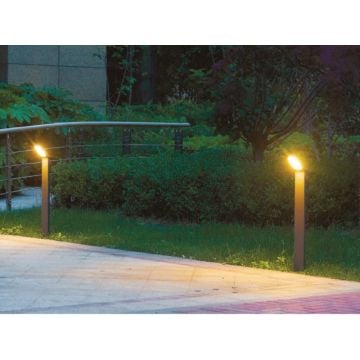 EGGE EG-9030 9 Watt 90 cm Antrasit LED Bollard Armatür - Gün Işığı (3000K)