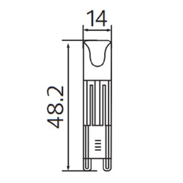 HOROZ 001-008-0002 1.5 Watt G9 Duylu Dimli LED Ampul