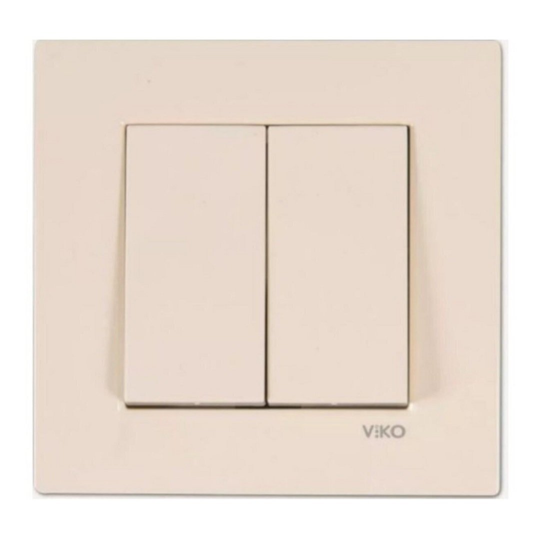 VİKO Karre/Meridian 90967217 Komütatör Vavien (Düğme+ Mekanizma) [Krem]