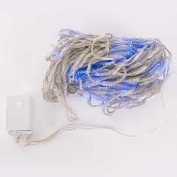 ACK AS90-00606 200x200 cm İç Mekan LED Akar Perde - Mavi Işık