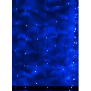 ACK AS90-00606 200x200 cm İç Mekan LED Akar Perde - Mavi Işık