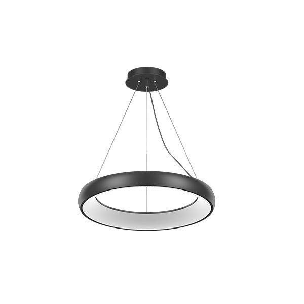 GOYA GY 8121-60 Siyah/Beyaz Kasa 82 Watt 60 cm Halka Lineer Sarkıt Avize