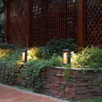 EGGE EG-9035 6 Watt 30 cm Antrasit LED Bollard Armatür - Gün Işığı (3000K)