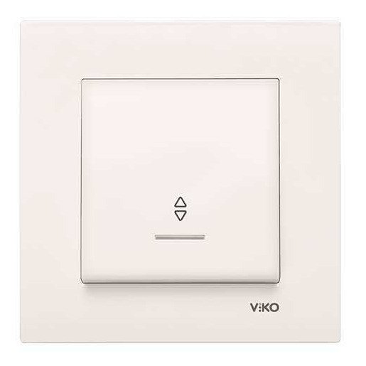 VİKO Karre/Meridian 90967204 Vavien (Düğme+ Mekanizma) [Krem]