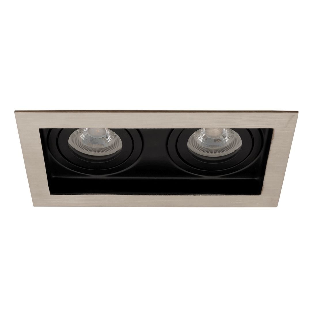 goldX ZE840-SNK Satin Nikel (Kaplama) İkili Spot Kasası