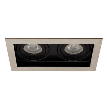 goldX ZE840-SNK Satin Nikel (Kaplama) İkili Spot Kasası