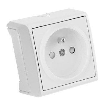 VİKO Vera 90681045 Çocuk Korumalı Topraklı UPS Priz [Beyaz]