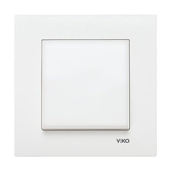 VİKO Novella/Trenda 92605701-I İki Kutuplu Anahtar Düğmesi [Beyaz]