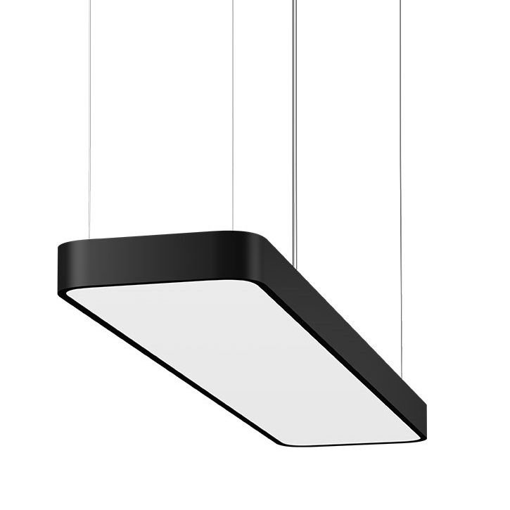 GOYA GY 8111-120 Siyah/Beyaz Kasa 116 Watt 30x120 cm Oval Lineer Sarkıt Avize