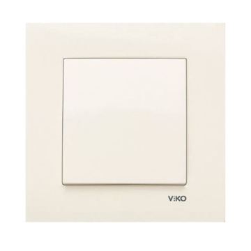 VİKO Novella/Trenda 92605801-I İki Kutuplu Anahtar Düğmesi [Krem]