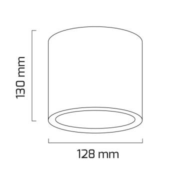 GOYA GY 1854 Siyah/Beyaz Kasa 30 Watt Sıva Üstü DİMLİ Silindir LED Spot