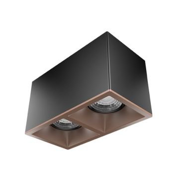 GOYA GY 1862-8 2x8 Watt Siyah-Rose Sıva Üstü İkili LED Spot