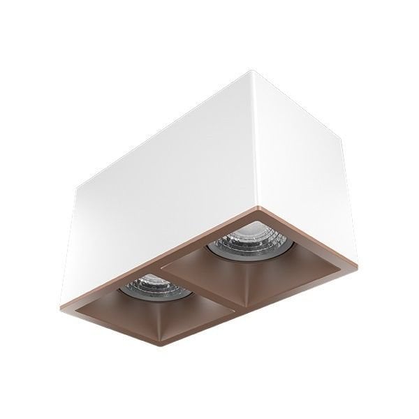 GOYA GY 1862-8 2x8 Watt Beyaz-Rose Sıva Üstü İkili LED Spot