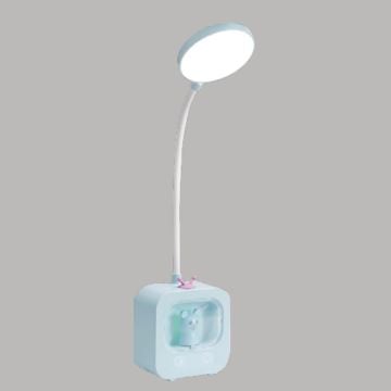YCL YML 250 5 Watt Dimli ve Dokunmatik, Şarjlı Mavi Akrobatik LED Masa Lambası - 3 Işık Renkli (Beyaz + Işık Beyaz + Gün Işığı)