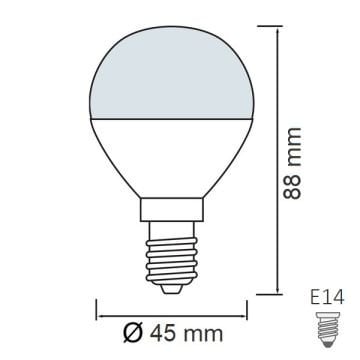 HOROZ 001-005-0008-E14 ELITE 8 Watt E14 Duylu G45 LED Top Ampul