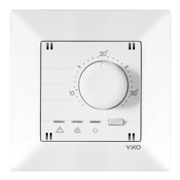 VİKO Karre/Meridian 90961071 Analog Termostat (Isıtma/Soğutma) [Beyaz]