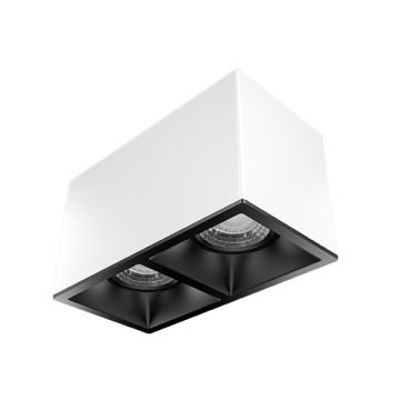 GOYA GY 1862-8 2x8 Watt Beyaz-Siyah Sıva Üstü İkili LED Spot