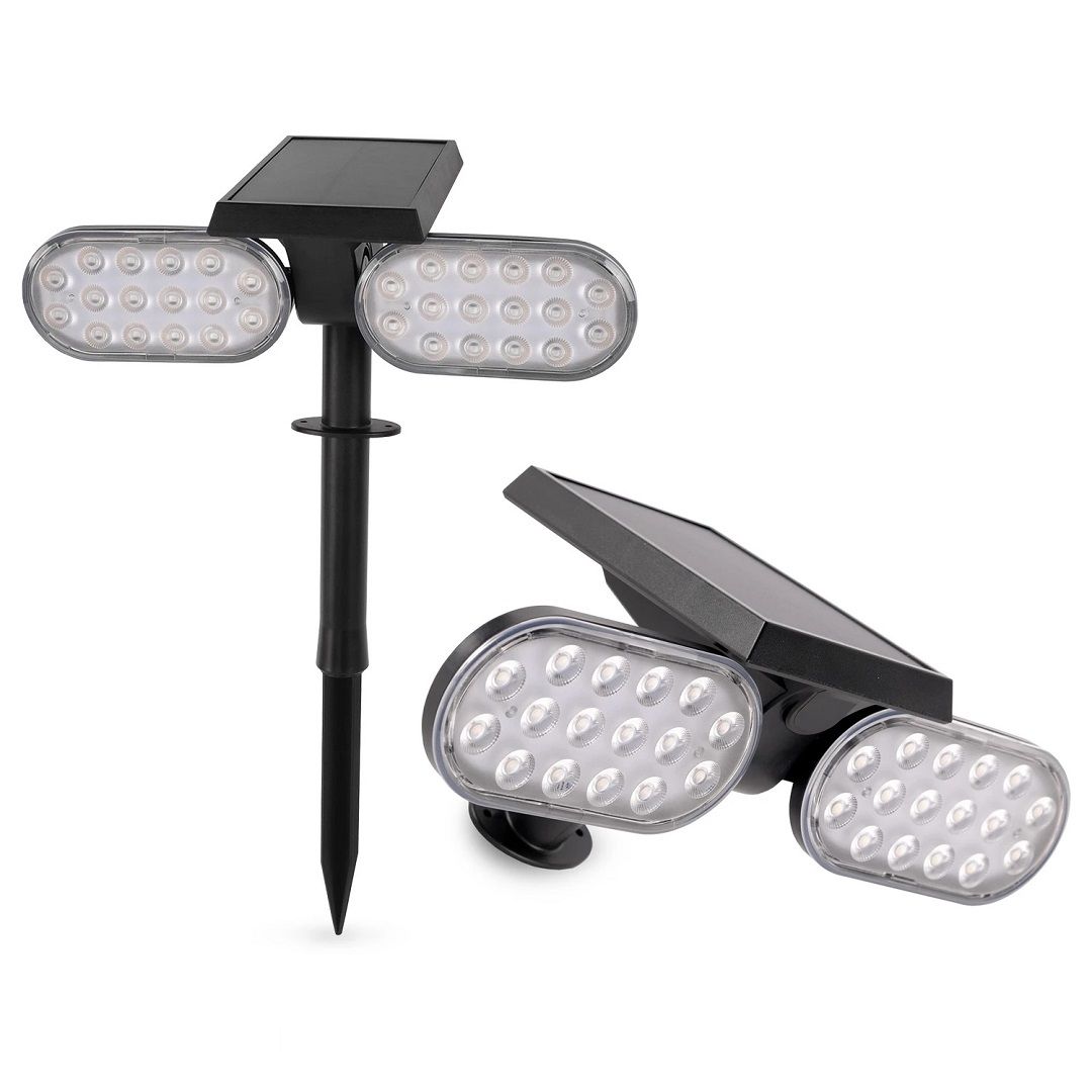 ACK AG60-02851 10 Watt/h Solar Aplik/Solar Kazıklı Bahçe Armatürü - Yeşil Işık - PC Gövde