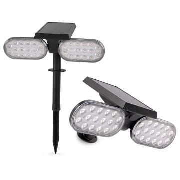 ACK AG60-02851 10 Watt/h Solar Aplik/Solar Kazıklı Bahçe Armatürü - Yeşil Işık - PC Gövde