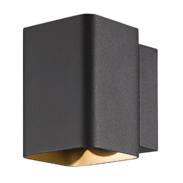 6 Watt Antrasit Çift Yönlü Dış Mekan LED Aplik - Gün Işığı (3000K)