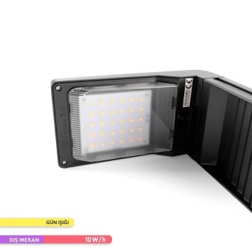 ACK AG60-03801 10 Watt/h Solar Kazıklı Bahçe Armatürü - Gün Işığı (3000K) - PC Gövde