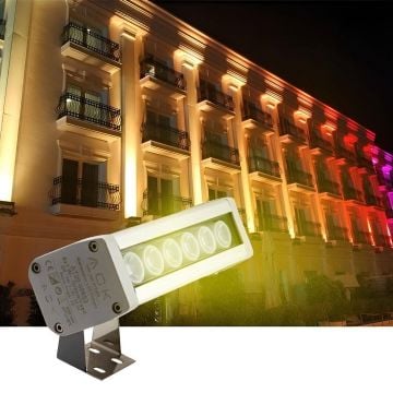 ACK AT20-00603 6 Watt 18 cm Gün Işığı (3000K) LED Wallwasher - IP67