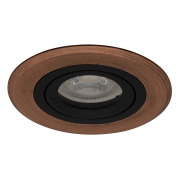 goldX ZE807-BE Bakır Eskitme Sıva Altı Yuvarlak Spot Kasası