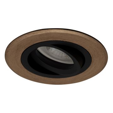 goldX ZE807-BRE Bronz Eskitme Sıva Altı Yuvarlak Spot Kasası