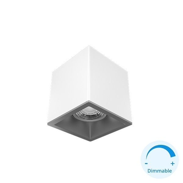 GOYA GY 1861-8 8 Watt Beyaz-Titanyum Gri Sıva Üstü DİMLİ LED Spot